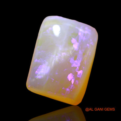 3.00 Cts Natural Australian Fire Opal Square Cabochon Loose Gemstone For Jewelry 12x8x4 mm AD-750