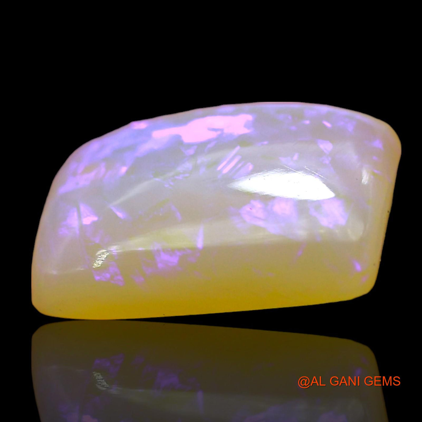 3.00 Cts Natural Australian Fire Opal Square Cabochon Loose Gemstone For Jewelry 12x8x4 mm AD-750