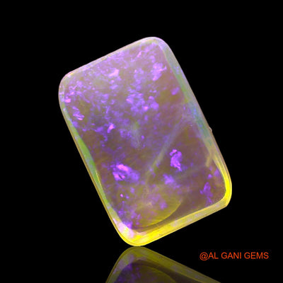 3.00 Cts Natural Australian Fire Opal Loose Gemstone Square Cabochon 12x8x3 mm AD-755