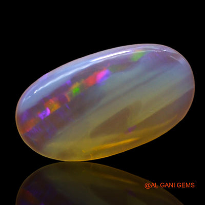 2.00 Cts Natural Australian Fire Opal Loose Gemstone Oval Cabochon 14x8x3 mm AD-757