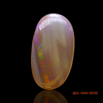 2.00 Cts Natural Australian Fire Opal Loose Gemstone Oval Cabochon 14x8x3 mm AD-757