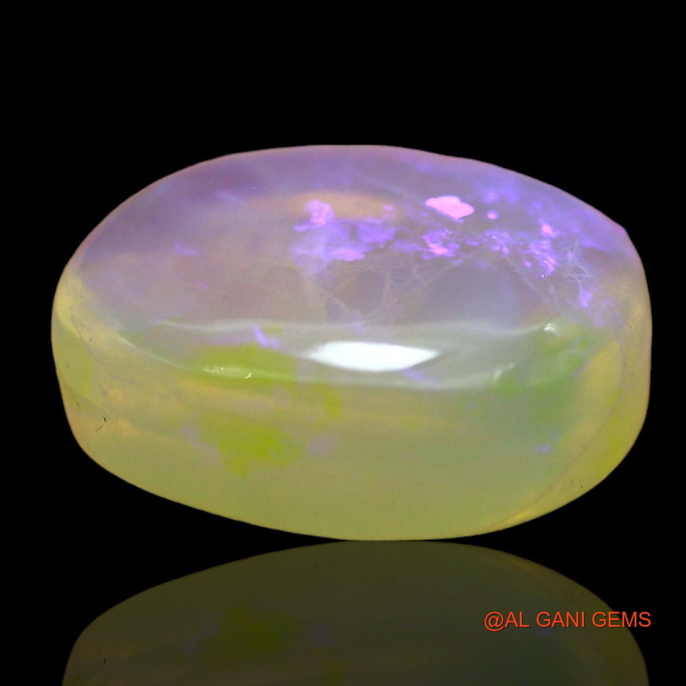4.00 Cts Natural Australian Fire Opal Oval Cabochon Loose Gemstone For Jewelry 12x11x4 mm AD-758