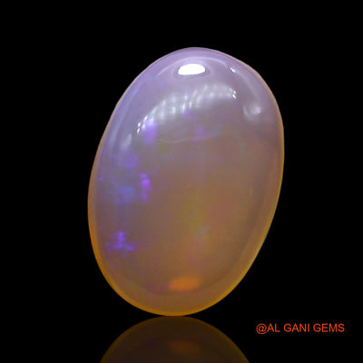 Natural Fire Opal Gemstone 4.00 Cts Loose Oval Cabochon From Australia 13x9x5 mm AD-760