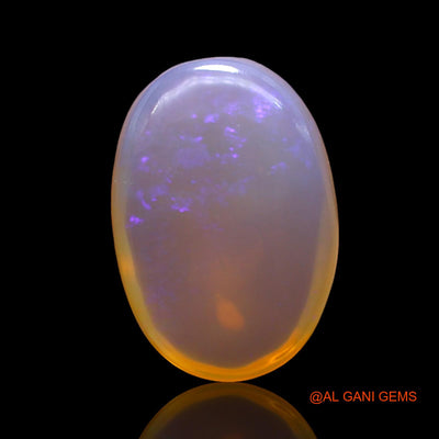 Natural Fire Opal Gemstone 4.00 Cts Loose Oval Cabochon From Australia 13x9x5 mm AD-760