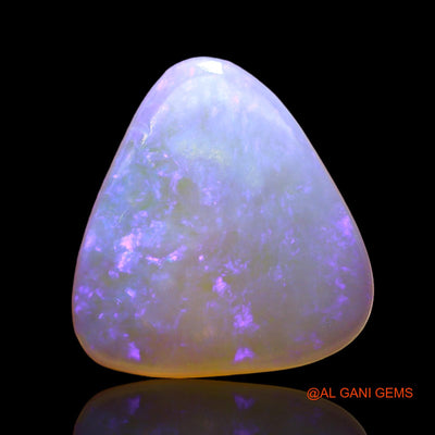1.00 Cts Unheated Australian Fire Opal Loose Gemstone Trillion Cabochon Natural 12x11x2 mm AD-761