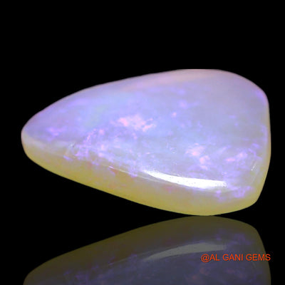 1.00 Cts Unheated Australian Fire Opal Loose Gemstone Trillion Cabochon Natural 12x11x2 mm AD-761