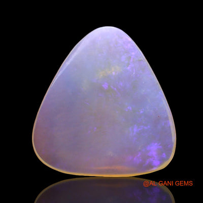 1.00 Cts Unheated Australian Fire Opal Loose Gemstone Trillion Cabochon Natural 12x11x2 mm AD-761