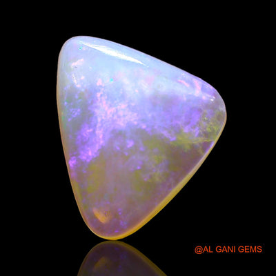 2.00 Cts Natural Australian Fire Opal Loose Gemstone Trillion Cabochon 12x10x3 mm AD-762