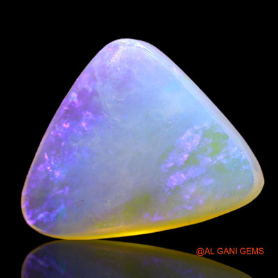 2.00 Cts Natural Australian Fire Opal Loose Gemstone Trillion Cabochon 12x10x3 mm AD-762
