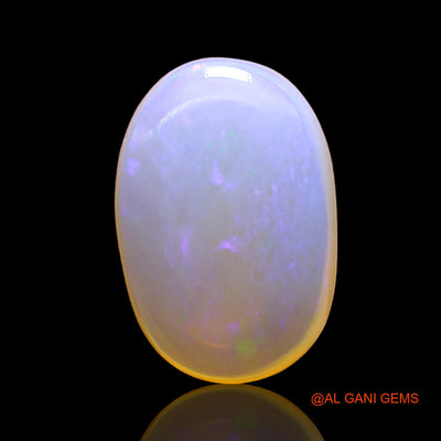 3.00 Cts Unheated Australian Fire Opal Loose Gemstone Oval Cabochon Natural 13x8x4 mm AD-764