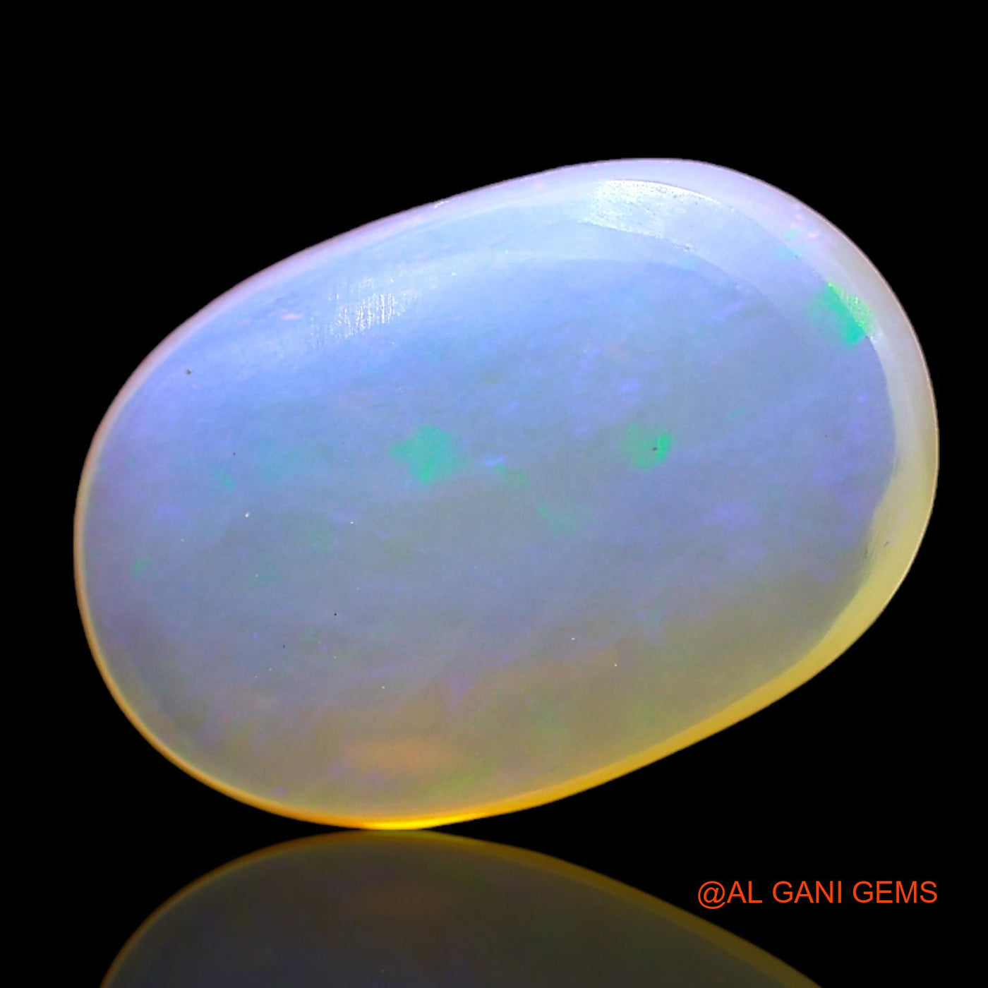 3.00 Cts Unheated Australian Fire Opal Loose Gemstone Oval Cabochon Natural 13x8x4 mm AD-764