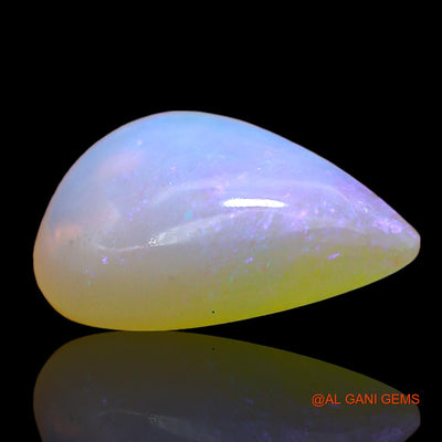 Natural Fire Opal Gemstone 2.00 Cts Loose Pear Cabochon From Australia 13x9x4 mm AD-765