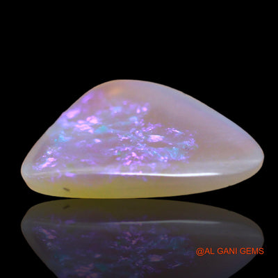 1.00 Cts Natural Australian Fire Opal Loose Gemstone Trillion Cabochon 11x10x2 mm AD-766