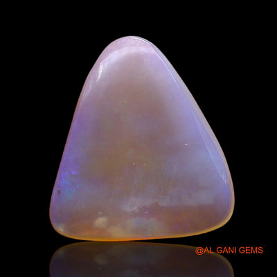 1.00 Cts Natural Australian Fire Opal Loose Gemstone Trillion Cabochon 11x10x2 mm AD-766