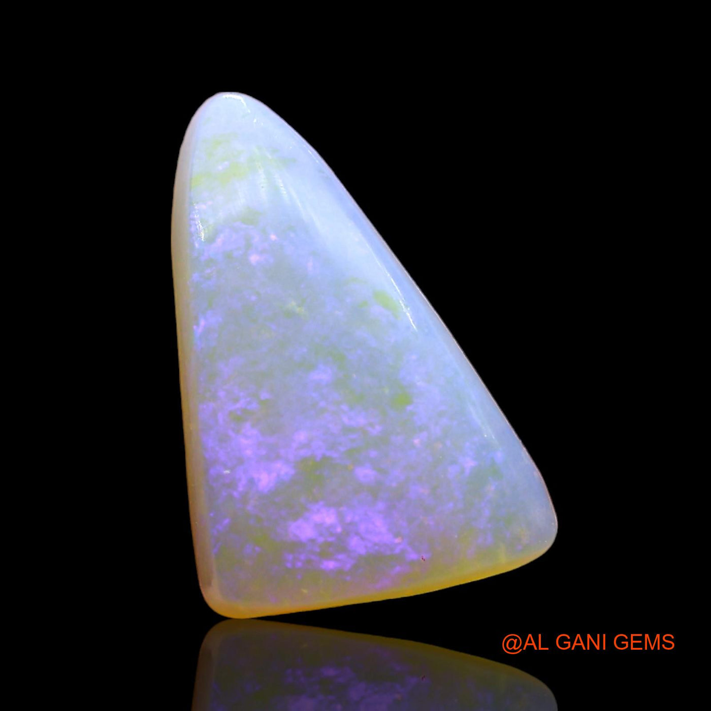 2.00 Cts Natural Australian Fire Opal Loose Gemstone Trillion Cabochon 13x8x3 mm AD-767