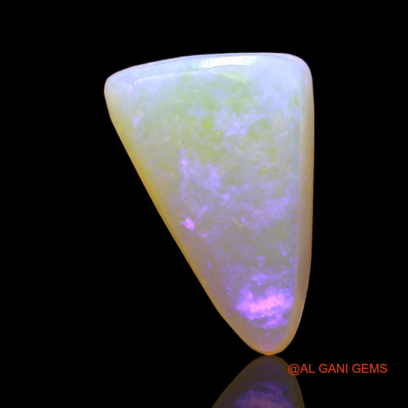 2.00 Cts Natural Australian Fire Opal Loose Gemstone Trillion Cabochon 13x8x3 mm AD-767
