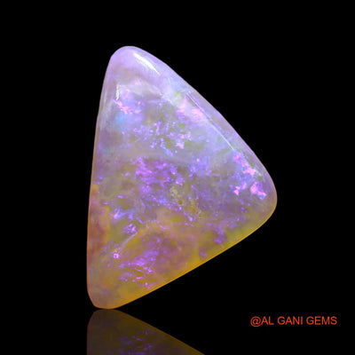 2.00 Cts Natural Australian Fire Opal Loose Gemstone Trillion Cabochon 13x9x3 mm AD-768