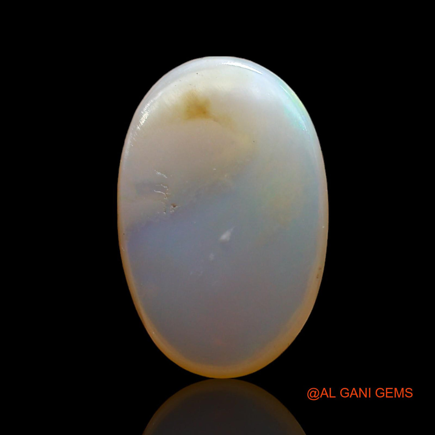 3.00 Cts Unheated Australian Fire Opal Loose Gemstone Oval Cabochon Natural 14x9x3 mm AD-76
