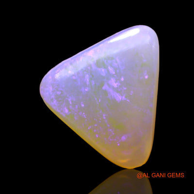 3.00 Cts Unheated Australian Fire Opal Loose Gemstone Trillion Cabochon Natural 12x10x4 mm AD-771