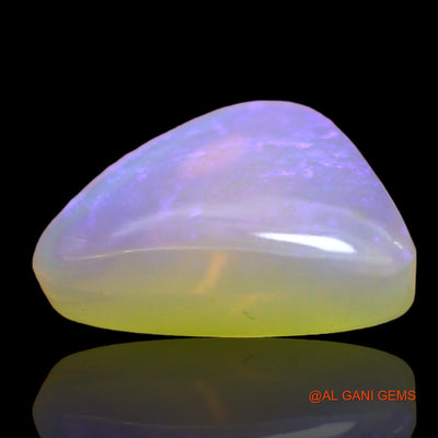 3.00 Cts Unheated Australian Fire Opal Loose Gemstone Trillion Cabochon Natural 12x10x4 mm AD-771