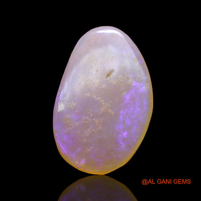 Natural Fire Opal Gemstone 2.00 Cts Loose Fancy Cabochon From Australia 14x9x3 mm AD-775