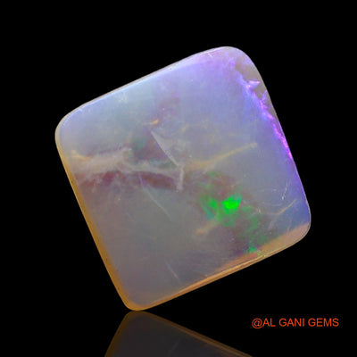 Natural Untreated Fire Opal Loose Gemstone Square Cabochon From Australia 2.00 Cts 10x10x2 mm AD-777