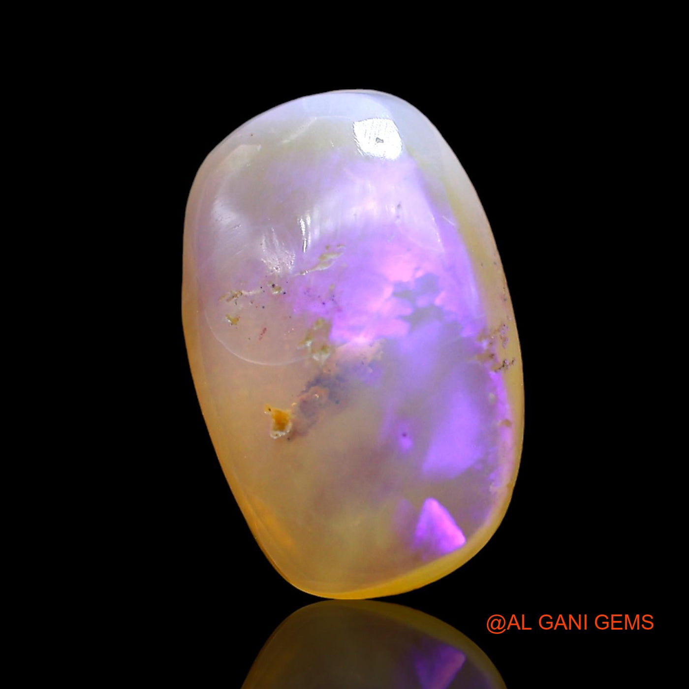 3.00 Cts Natural Australian Fire Opal Loose Gemstone Oval Cabochon 13x8x3 mm AD-779