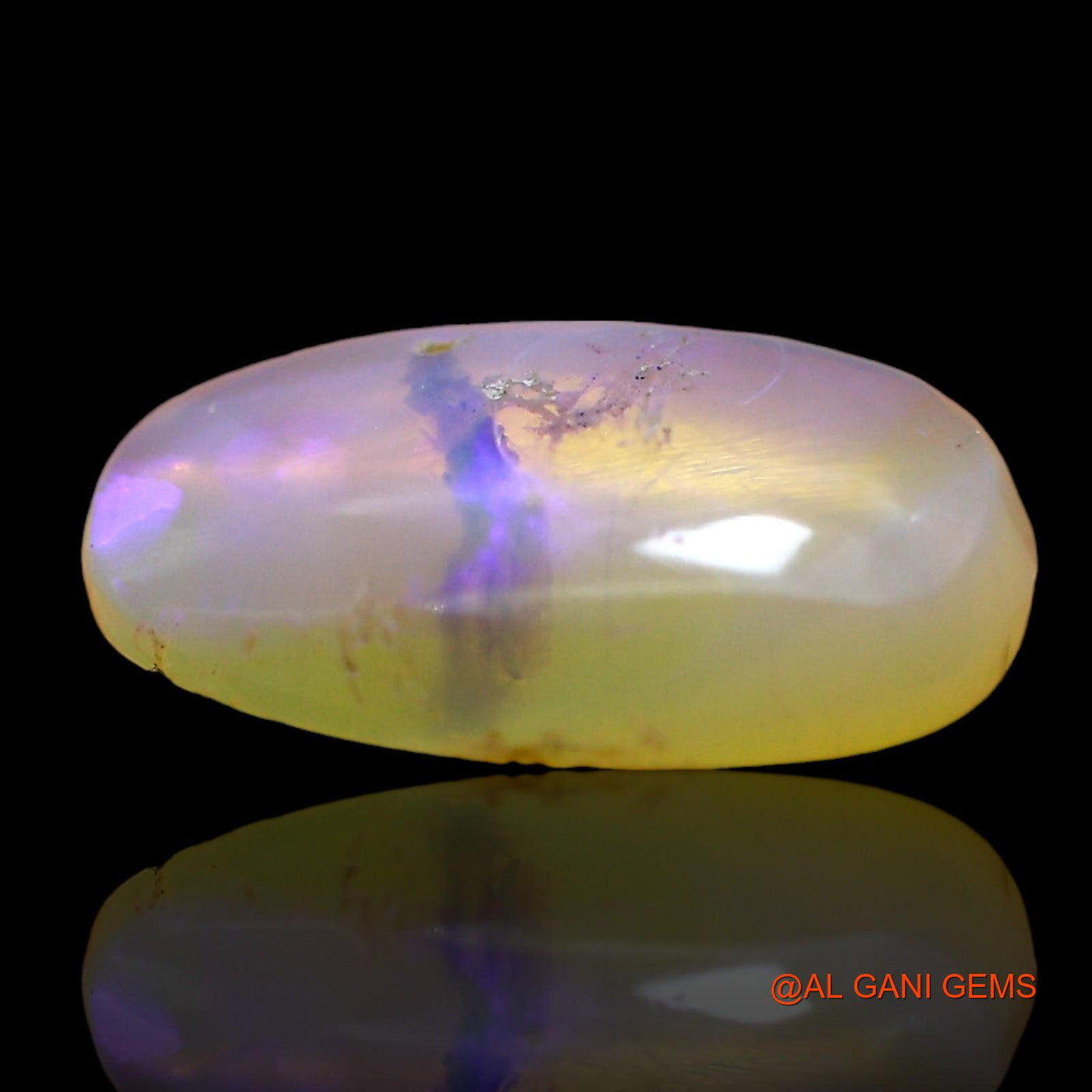 3.00 Cts Natural Australian Fire Opal Loose Gemstone Oval Cabochon 13x8x3 mm AD-779