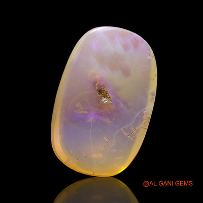 3.00 Cts Natural Australian Fire Opal Loose Gemstone Oval Cabochon 13x8x3 mm AD-779