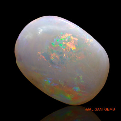 2.00 Cts Natural Australian Fire Opal Loose Gemstone Oval Cabochon 14x10x2 mm AD-77