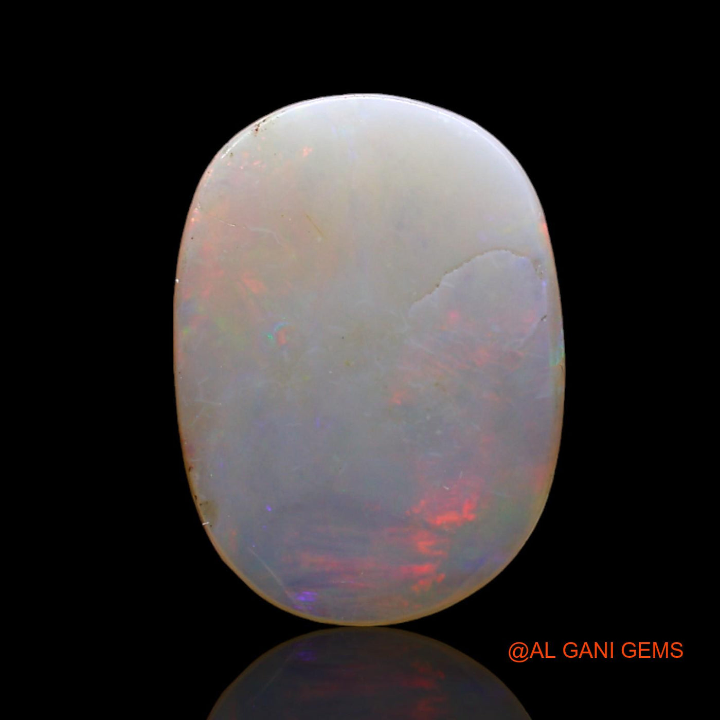 2.00 Cts Natural Australian Fire Opal Loose Gemstone Oval Cabochon 14x10x2 mm AD-77