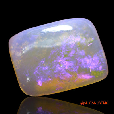 2.00 Cts Natural Australian Fire Opal Loose Gemstone Square Cabochon 11x9x3 mm AD-781