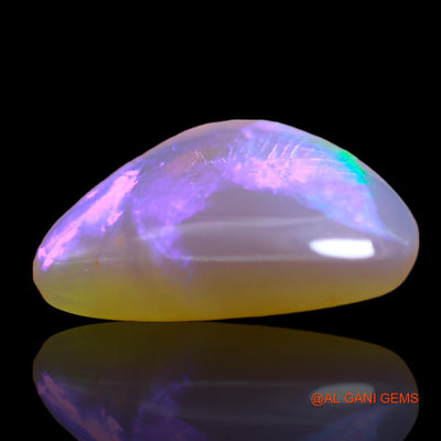 2.00 Cts Natural Australian Fire Opal Trillion Cabochon Loose Gemstone For Jewelry 12x9x3 mm AD-782