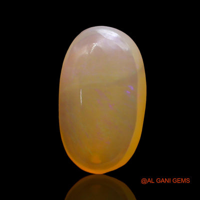 2.00 Cts Unheated Australian Fire Opal Loose Gemstone Oval Cabochon Natural 13x8x4 mm AD-783