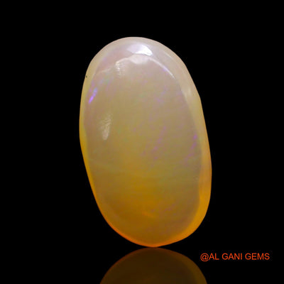 2.00 Cts Unheated Australian Fire Opal Loose Gemstone Oval Cabochon Natural 13x8x4 mm AD-783
