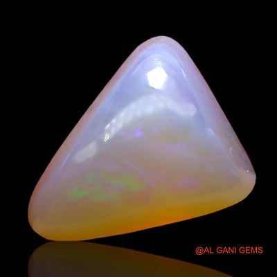 Natural Untreated Fire Opal Loose Gemstone Trillion Cabochon From Australia 3.00 Cts 12x9x6 mm AD-784