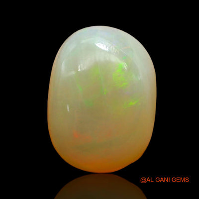 Natural Untreated Fire Opal Loose Gemstone Oval Cabochon From Australia 4.00 Cts 12x9x5 mm AD-785