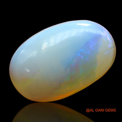 2.00 Cts Natural Australian Fire Opal Loose Gemstone Oval Cabochon 12x8x4 mm AD-787