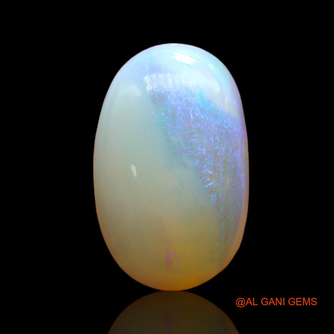 2.00 Cts Natural Australian Fire Opal Loose Gemstone Oval Cabochon 12x8x4 mm AD-787