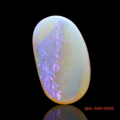 2.00 Cts Natural Australian Fire Opal Loose Gemstone Oval Cabochon 12x8x4 mm AD-787