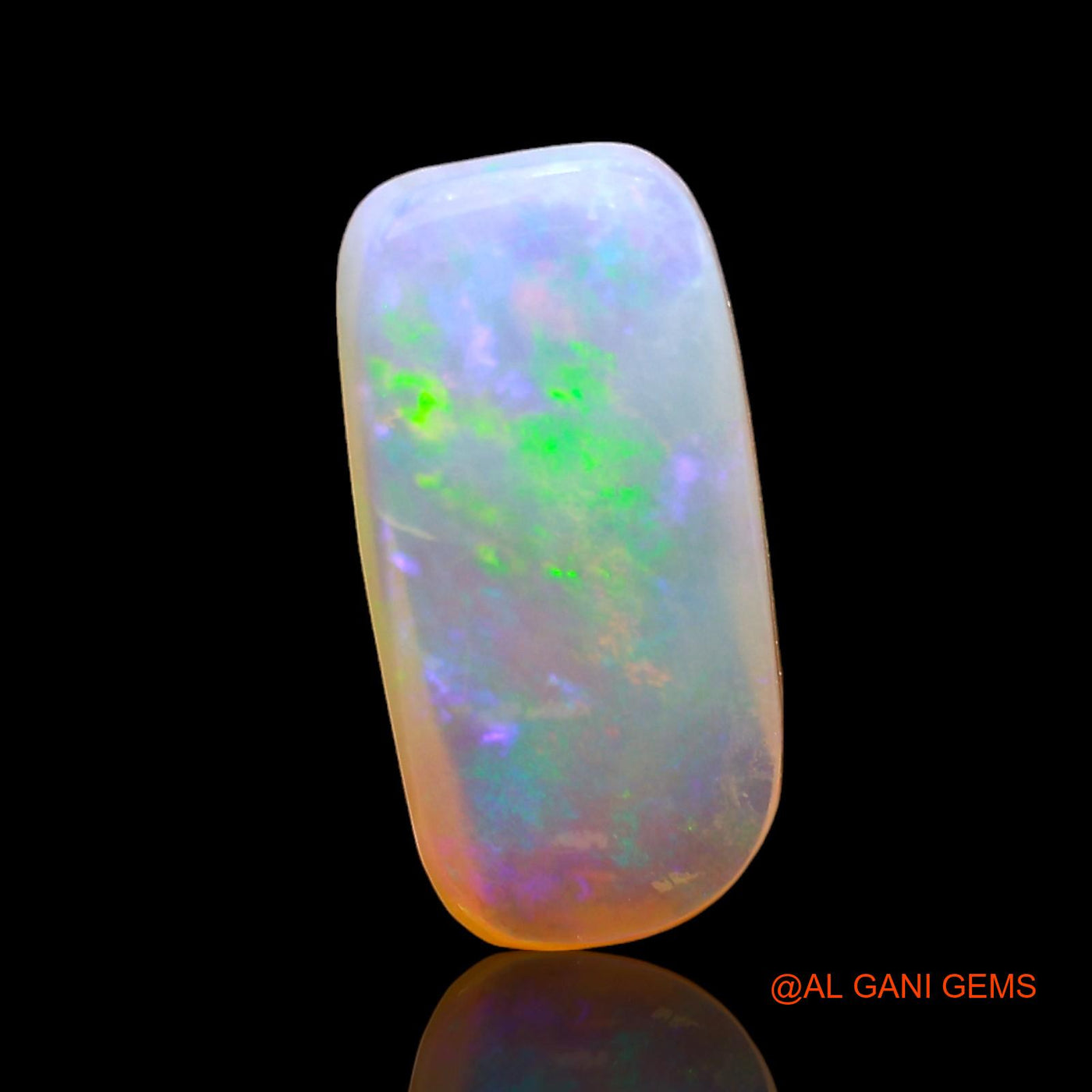2.00 Cts Natural Australian Fire Opal Fancy Cabochon Loose Gemstone For Jewelry 13x6x3 mm AD-789