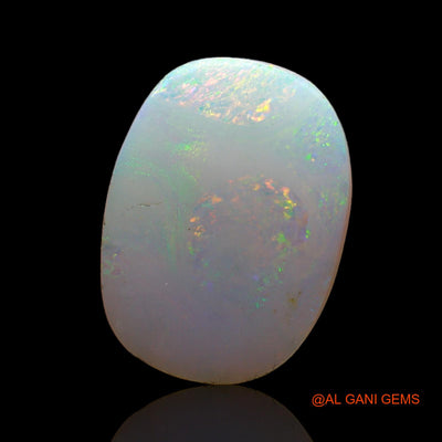 2.00 Cts Unheated Australian Fire Opal Loose Gemstone Oval Cabochon Natural 14x10x2 mm AD-78