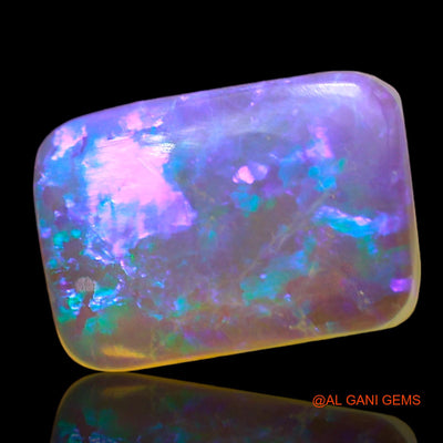 1.00 Cts Unheated Australian Fire Opal Loose Gemstone Square Cabochon Natural 11x7x2 mm AD-794