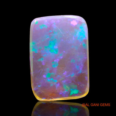 1.00 Cts Unheated Australian Fire Opal Loose Gemstone Square Cabochon Natural 11x7x2 mm AD-794
