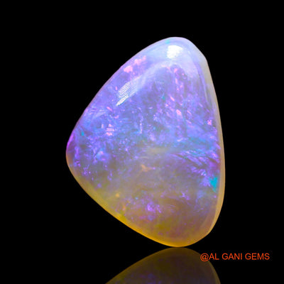 Natural Untreated Fire Opal Loose Gemstone Trillion Cabochon From Australia 2.00 Cts 11x9x3 mm AD-796