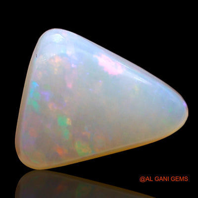 2.00 Cts Unheated Australian Fire Opal Loose Gemstone Trillion Cabochon Natural 10x9x3 mm AD-797