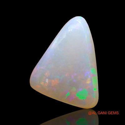 2.00 Cts Unheated Australian Fire Opal Loose Gemstone Trillion Cabochon Natural 10x9x3 mm AD-797