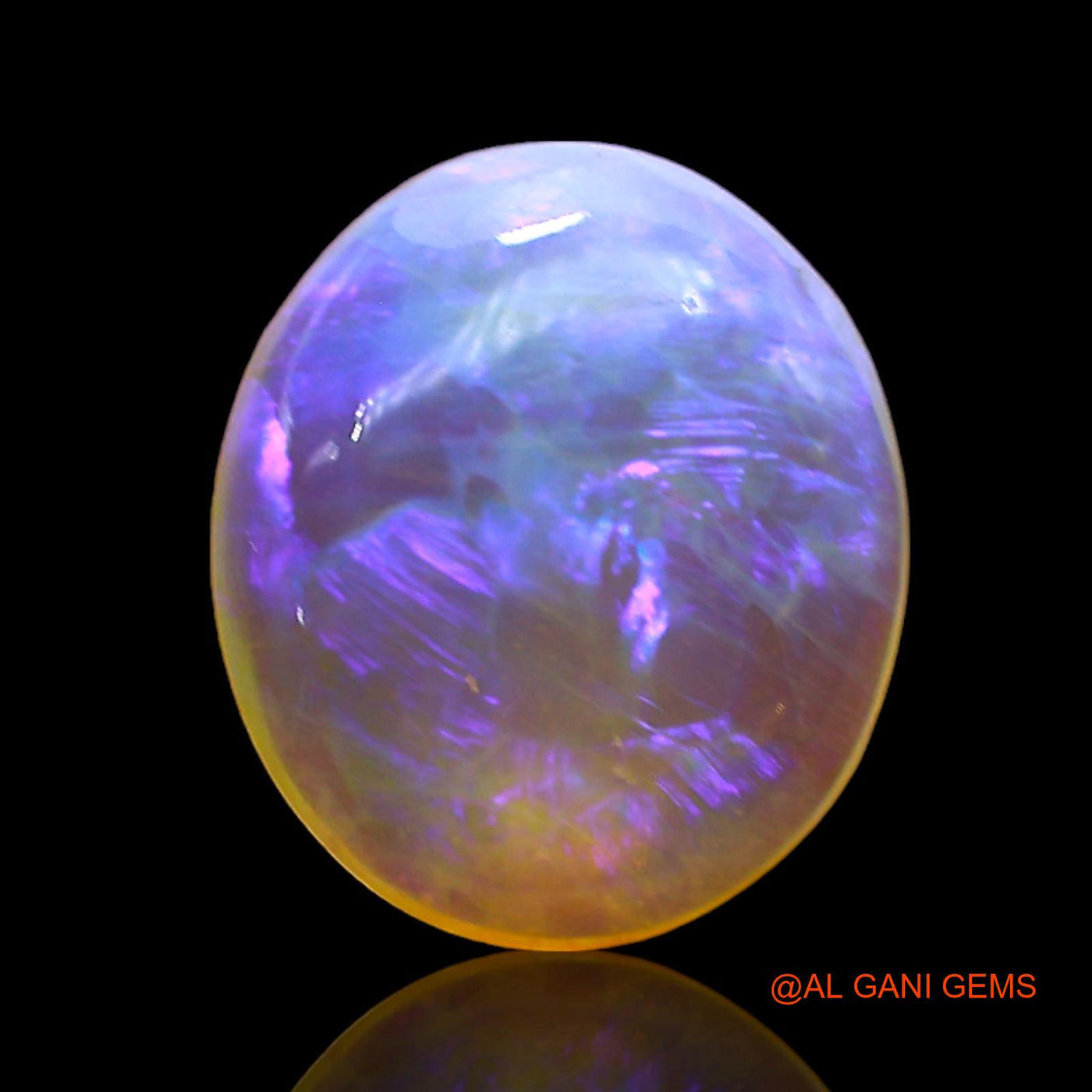 Natural Untreated Fire Opal Loose Gemstone Oval Cabochon From Australia 1.00 Cts 11x9x3 mm AD-799