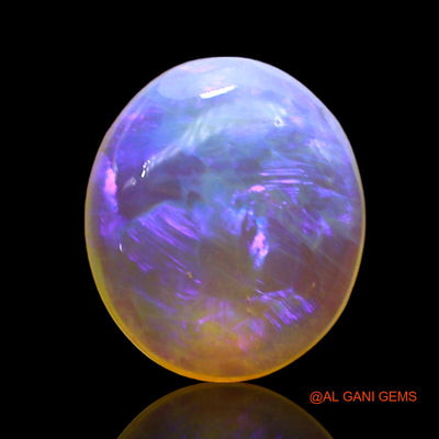 Natural Untreated Fire Opal Loose Gemstone Oval Cabochon From Australia 1.00 Cts 11x9x3 mm AD-799