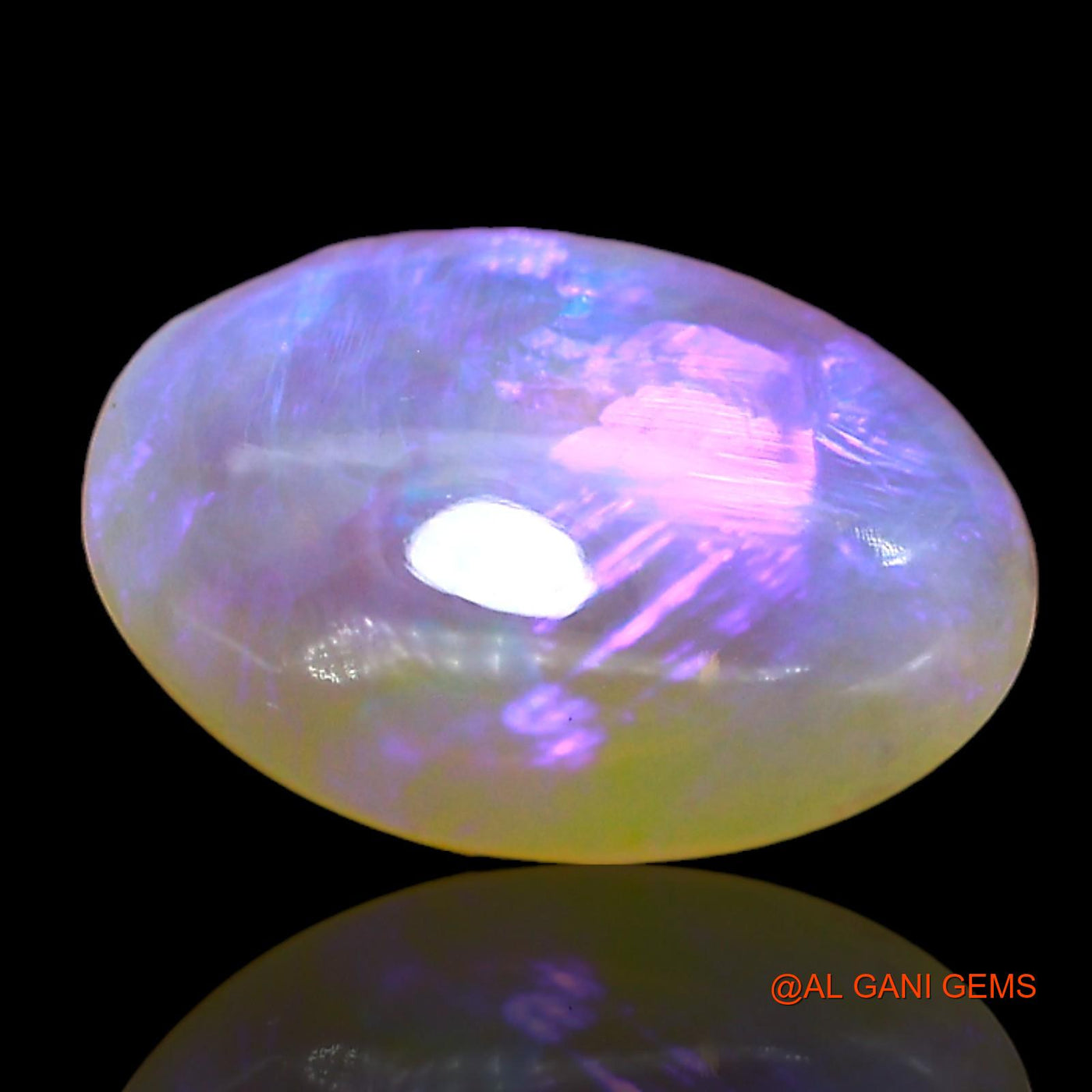 Natural Untreated Fire Opal Loose Gemstone Oval Cabochon From Australia 1.00 Cts 11x9x3 mm AD-799